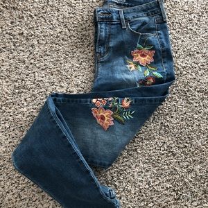 Rockstar Embroidered Skinnies